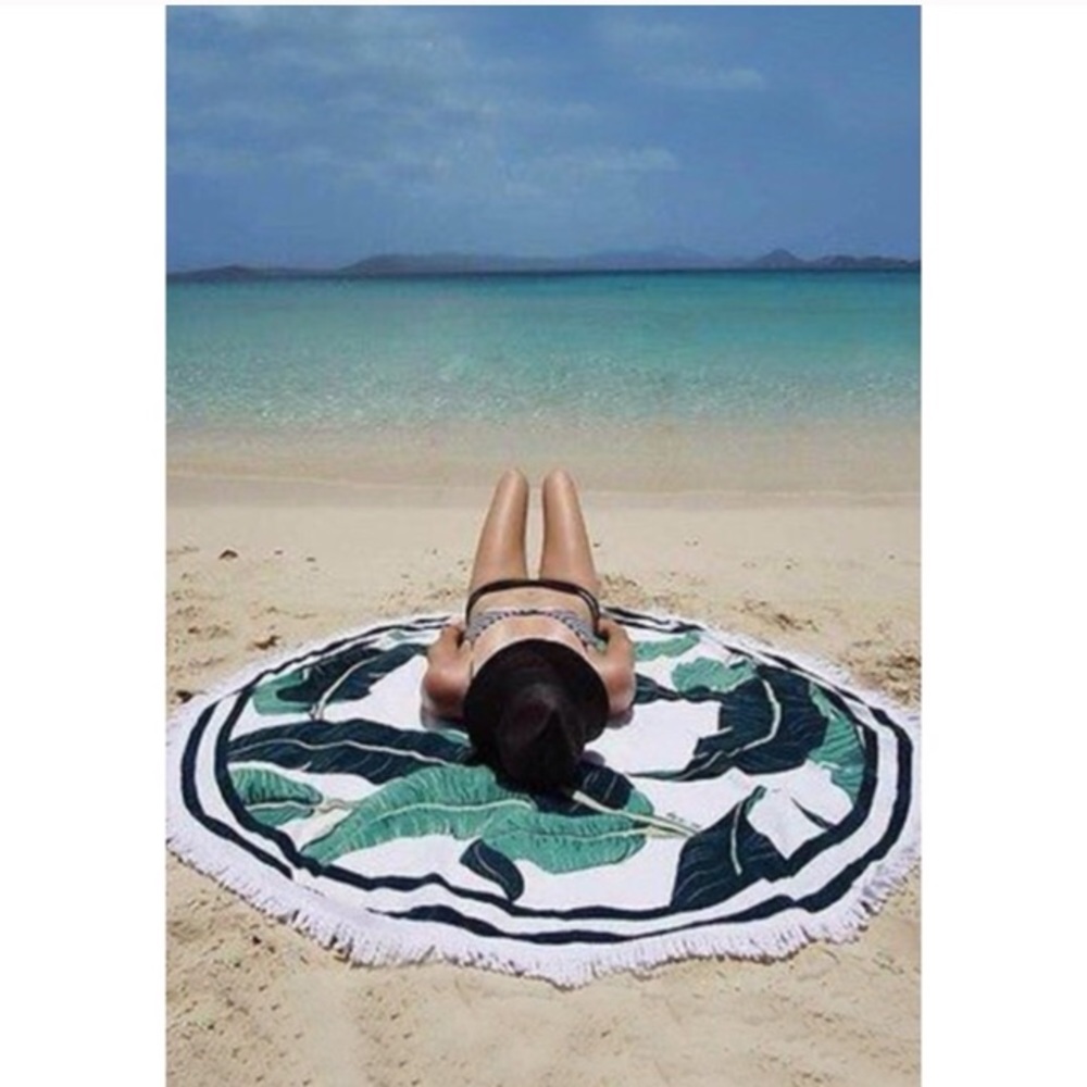 Just in!! Tropical leaf beach wrap! - Picture 1 of 3